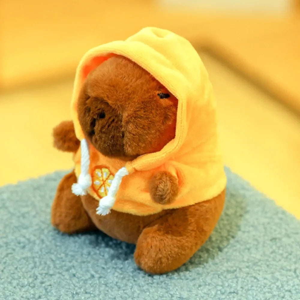 Capybara Plush Toy with Wings & Hoodie | Soft Stuffed Animal Gift
