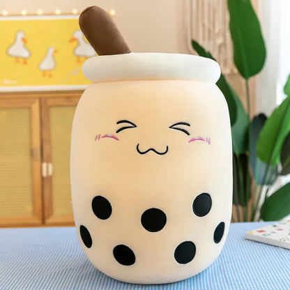 Kawaii Boba Bubble Tea Plush Toy | Soft Stuffed Milk Cup Pillow | 14 Styles | 24cm
