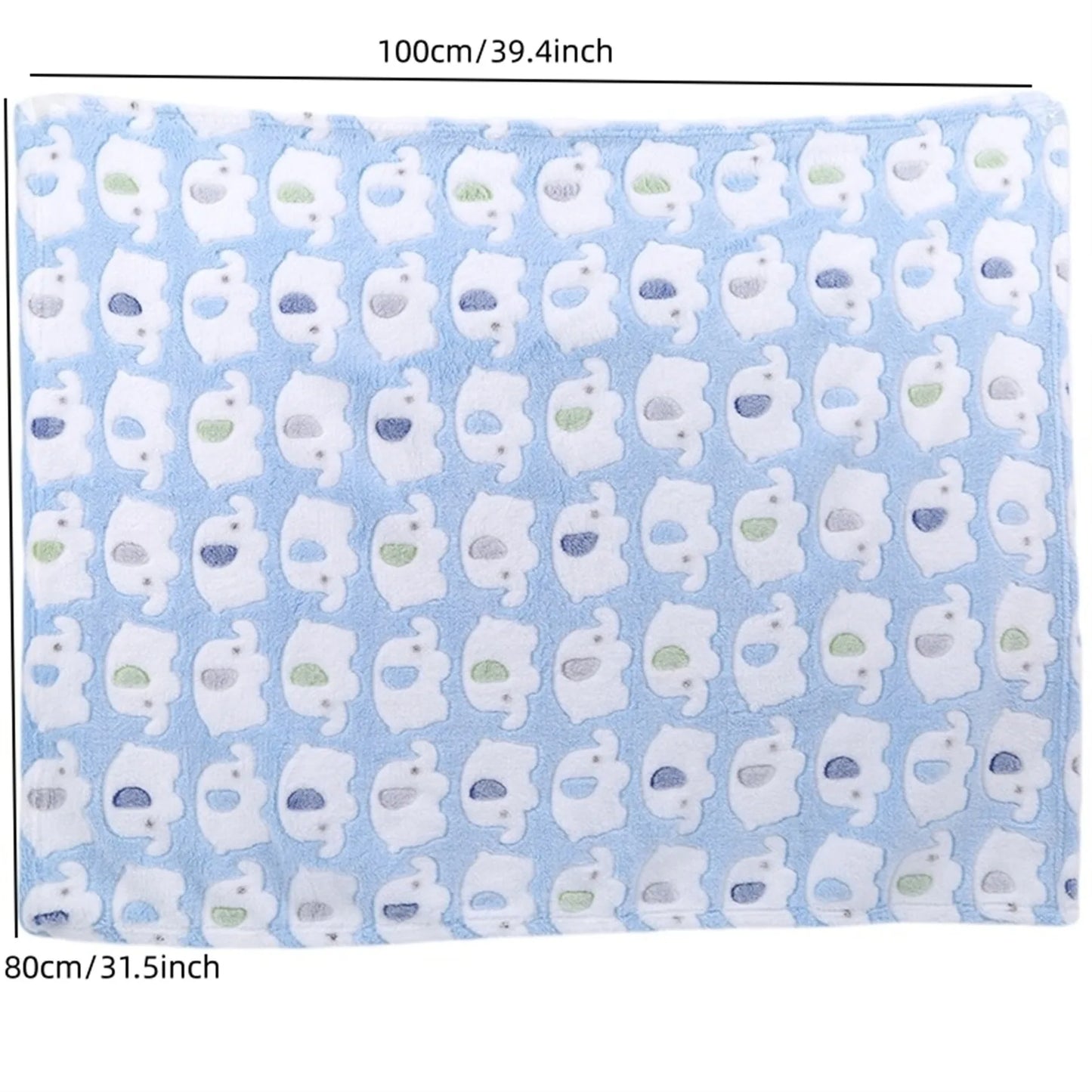 Baby Thermal Fleece Swaddle Blanket | Soft Newborn Bedding Wrap for All Seasons