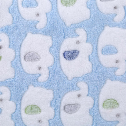 Baby Thermal Fleece Swaddle Blanket | Soft Newborn Bedding Wrap for All Seasons