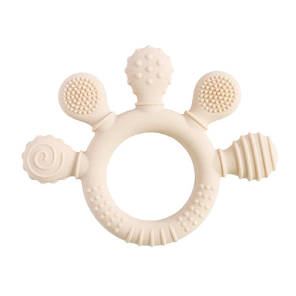 Baby Silicone Teether & Pacifier Chain Set