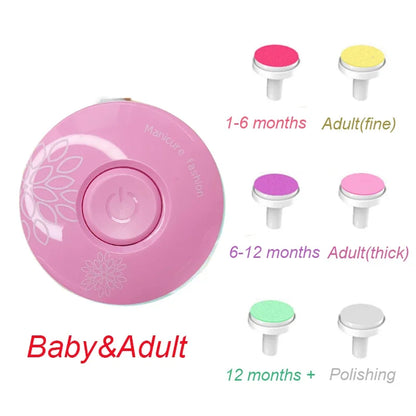 Electric Baby Nail Clipper & Hygiene Kit | Safe Trimmer, Polisher & Manicure Set for Newborns