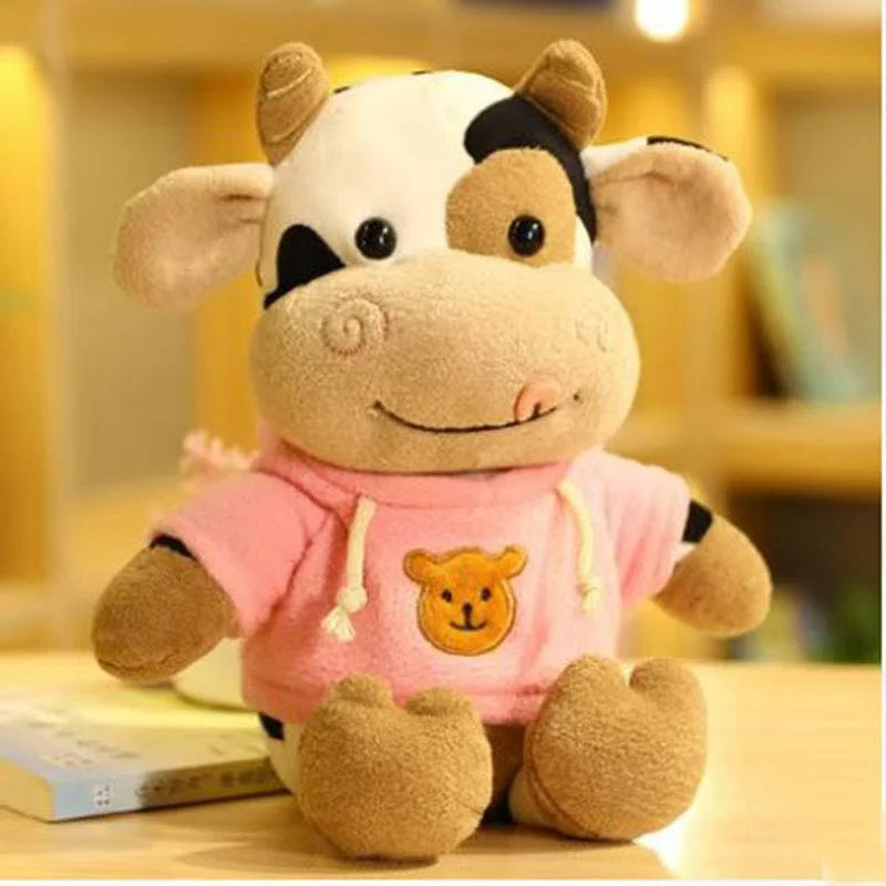 Cute Cow Plush Toy | Soft Stuffed Animal Rag Doll | 13 Styles