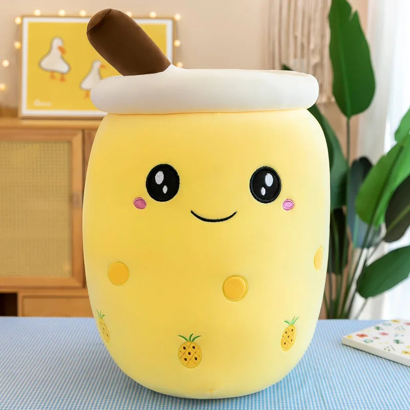 Kawaii Boba Bubble Tea Plush Toy | Soft Stuffed Milk Cup Pillow | 14 Styles | 24cm