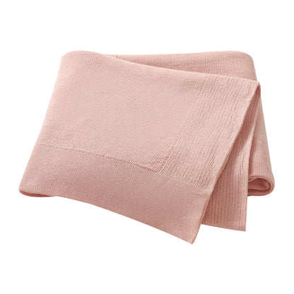 Baby Cotton Knit Sleepsack | Soft Plaid Swaddle Wrap