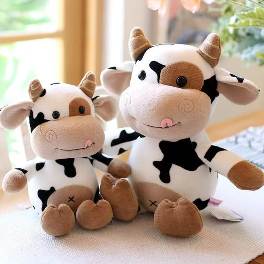 Cute Cow Plush Toy | Soft Stuffed Animal Rag Doll | 13 Styles