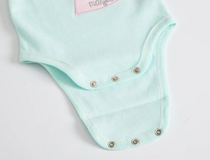 Baby Cotton Bodysuit 6-Pack | Short Sleeve Unisex Romper 0-12 Months