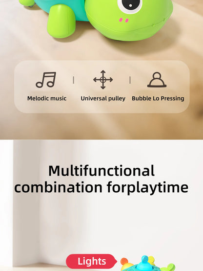 Baby Turtle Crawling Toy | Light & Sound Sensory Toy for Infants 0–12 Months