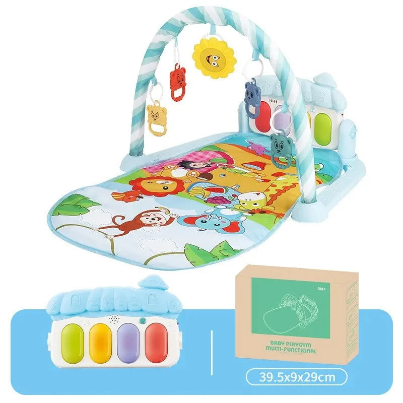 Baby Activity Gym Play Mat | Multifunctional Crawling & Sensory Mat for Infants