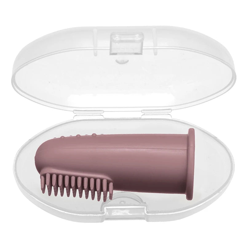 Soft Silicone Baby Finger Toothbrush | BPA-Free Infant Oral Care 0–24 Months