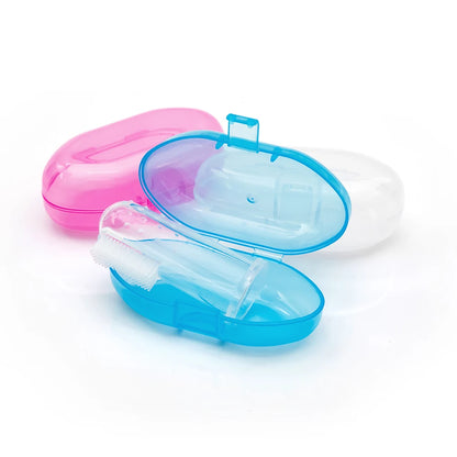 Soft Silicone Baby Finger Toothbrush | BPA-Free Infant Oral Care 0–24 Months