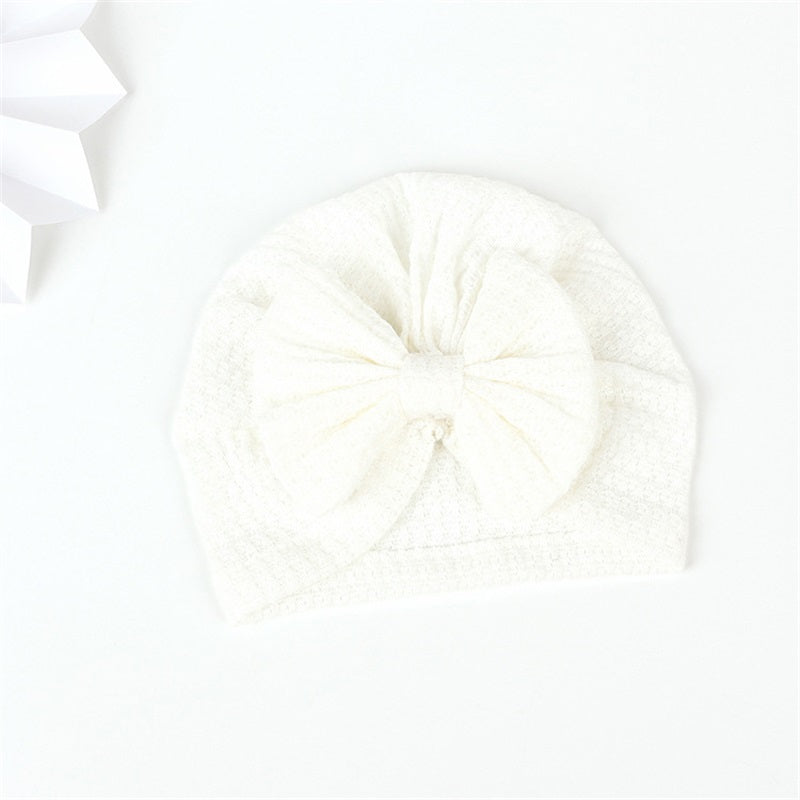 Baby Turban Bow Knot Hat | Soft Beanie Headwrap for Newborns & Toddlers