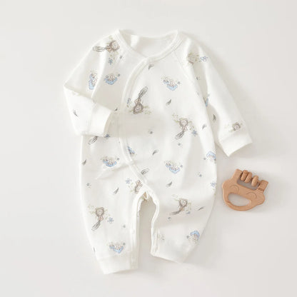 Baby Unisex Four Season Jumpsuit | Cute Print Romper 0-6 Months