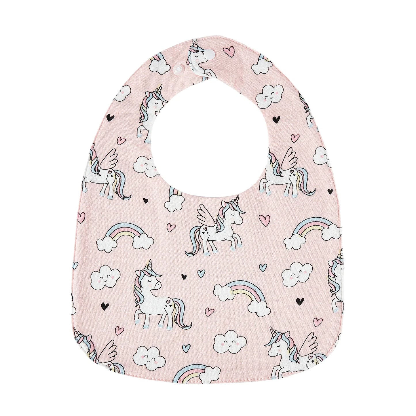 Baby Feeding Bib | Soft Cotton Adjustable Waterproof Bib for Newborns & Infants