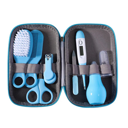8-Piece Baby Grooming & Healthcare Kit | Nail, Hair & Thermometer Set for Newborns