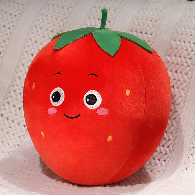 Kawaii Fruit Plush Toy | Soft Stuffed Fruit Pillow Doll | 6 Designs | 10cm, 20cm & 30cm