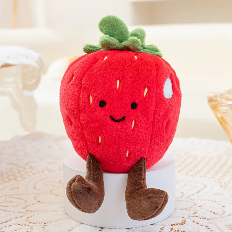 Fruit Plush Toy | Soft Stuffed Plushie for Babies & Kids | 10 Fruit Designs