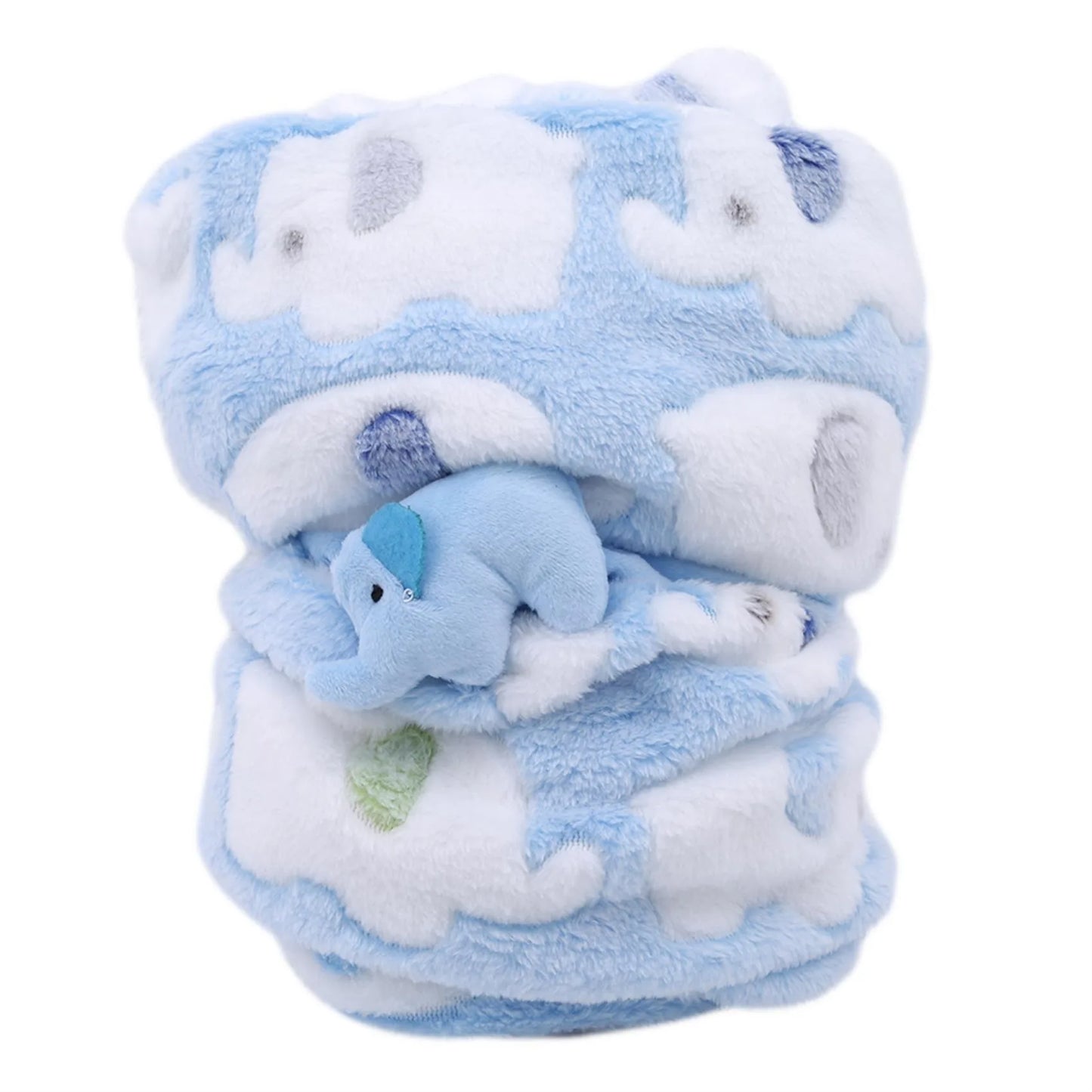 Baby Thermal Fleece Swaddle Blanket | Soft Newborn Bedding Wrap for All Seasons