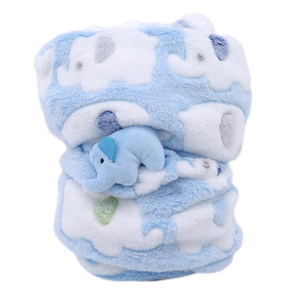 Baby Thermal Fleece Swaddle Blanket | Soft Newborn Bedding Wrap for All Seasons