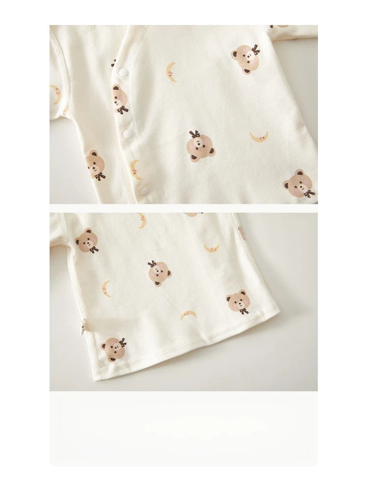 2-Piece Baby Cartoon Pyjama Set | Cotton Top & Pants Autumn Winter 0-18M