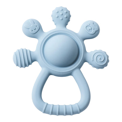 Baby Silicone Teether & Pacifier Chain Set