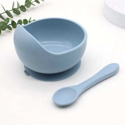 Baby Silicone Bowl & Spoon Set