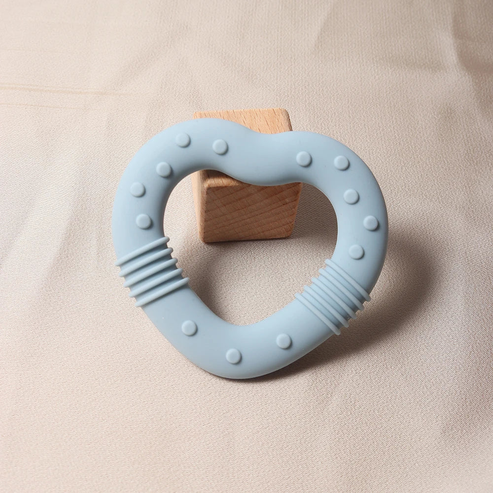 Baby Star & Heart Silicone Teether