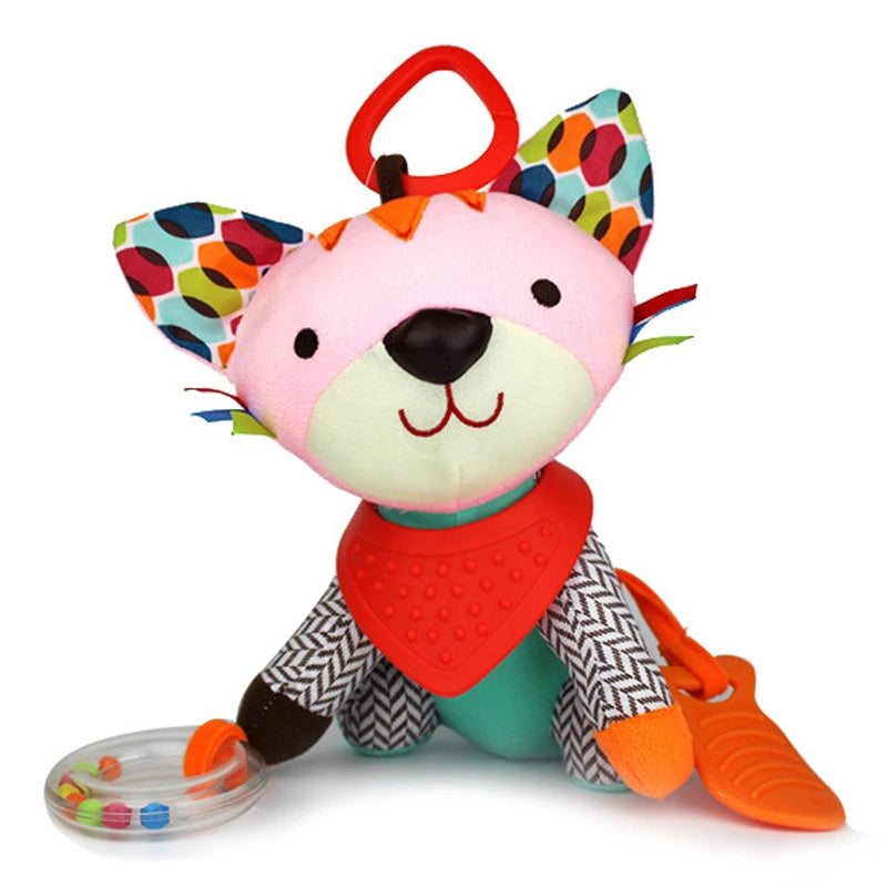 Baby Soft Plush Animal Pram Toy