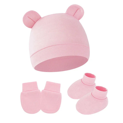 Baby Anti-Scratch Gloves & Foot Cover Set | Newborn Protection Kit