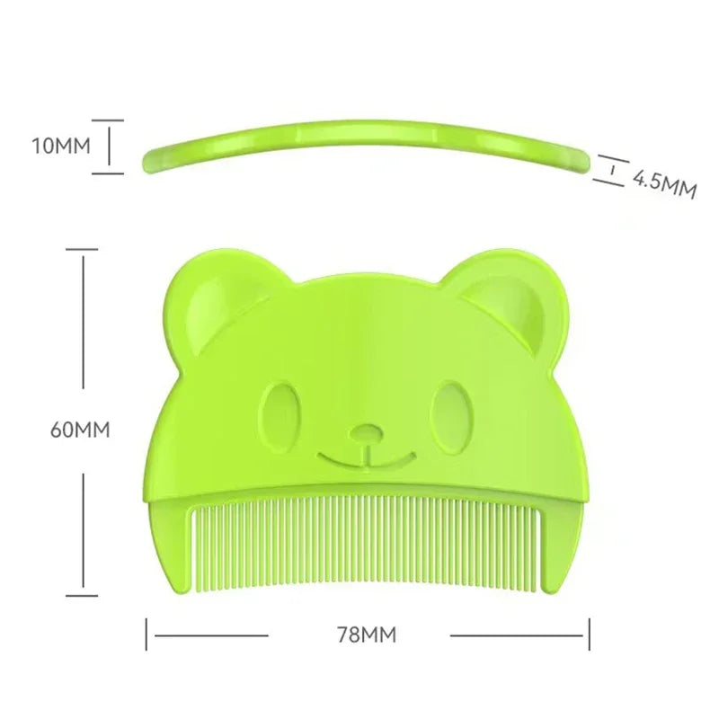 Soft Baby Comb & Silicone Head Massager | Newborn Hair Care Set