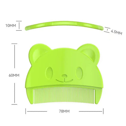 Soft Baby Comb & Silicone Head Massager | Newborn Hair Care Set