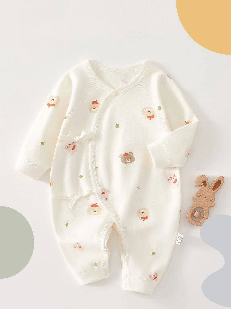 Baby Unisex Four Season Jumpsuit | Cute Print Romper 0-6 Months