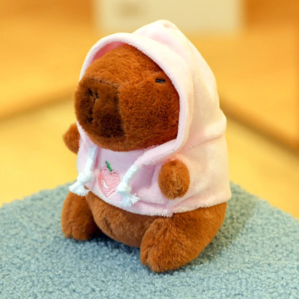 Capybara Plush Toy with Wings & Hoodie | Soft Stuffed Animal Gift