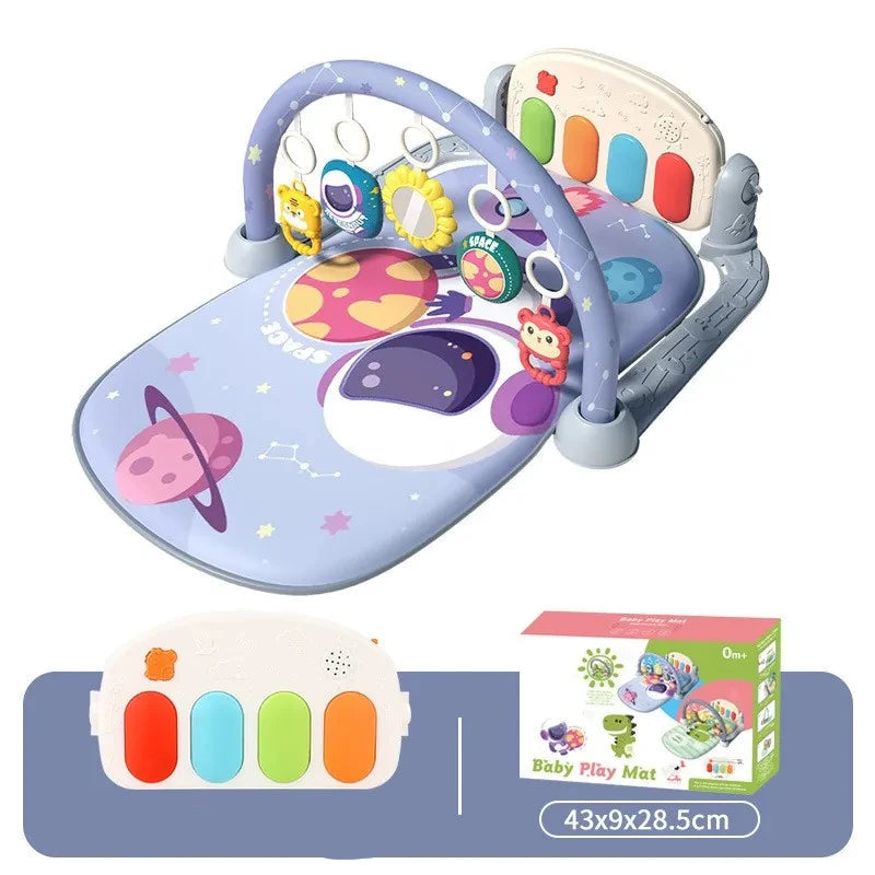 Baby Activity Gym Play Mat | Multifunctional Crawling & Sensory Mat for Infants