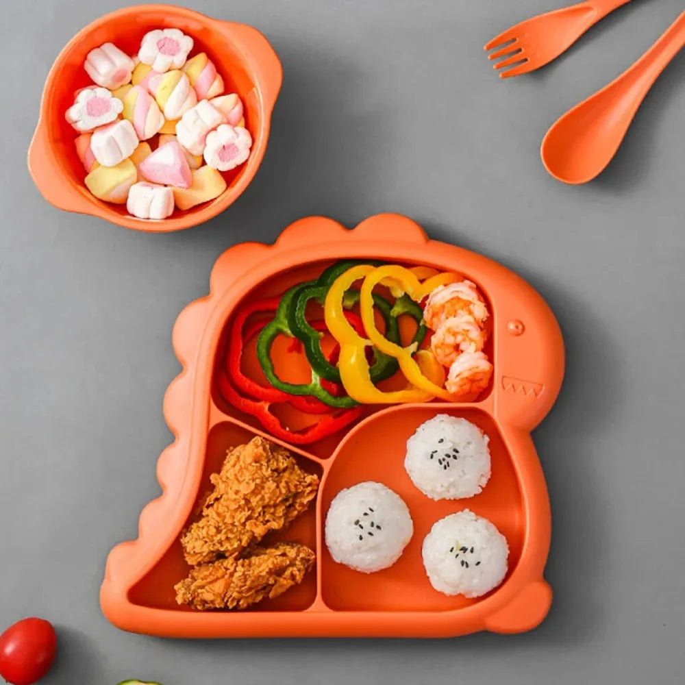 Kids Dinosaur Dinnerware Set