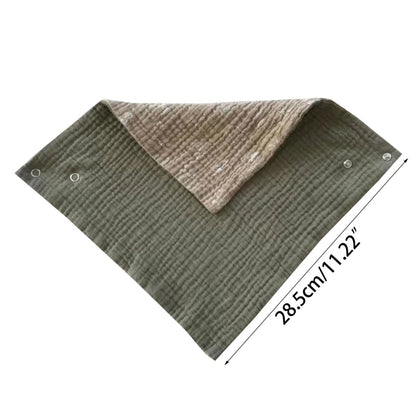 Baby Bandana Bib | Muslin Drool Bib for Teething Infants 0-12 Months
