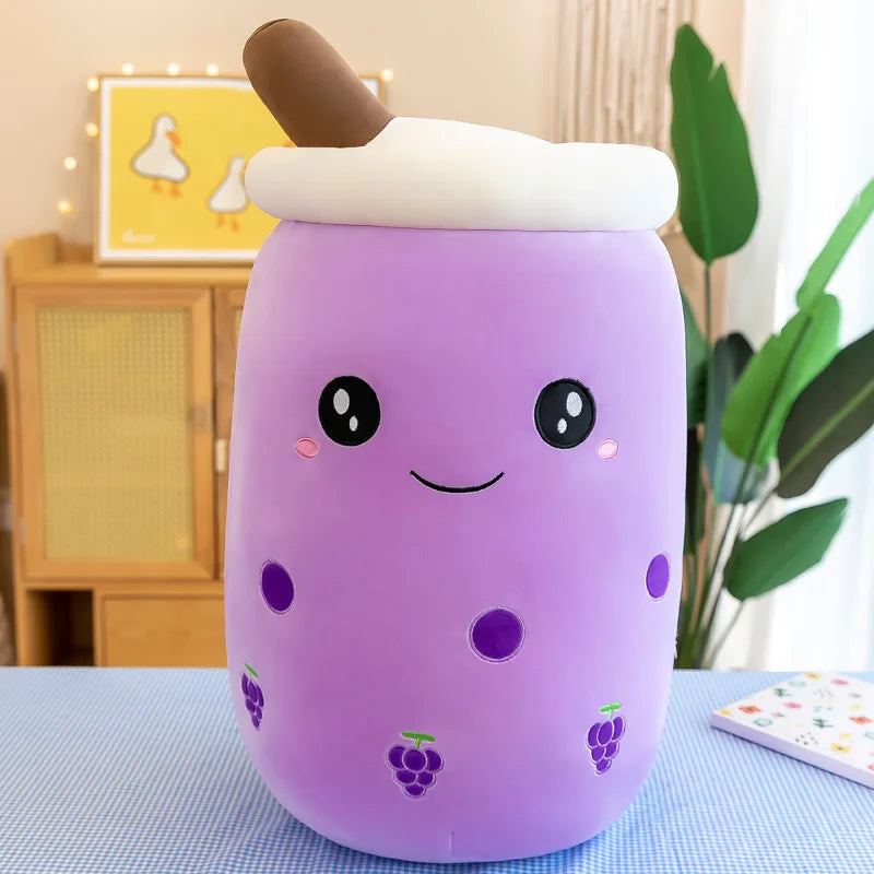 Kawaii Boba Bubble Tea Plush Toy | Soft Stuffed Milk Cup Pillow | 14 Styles | 24cm