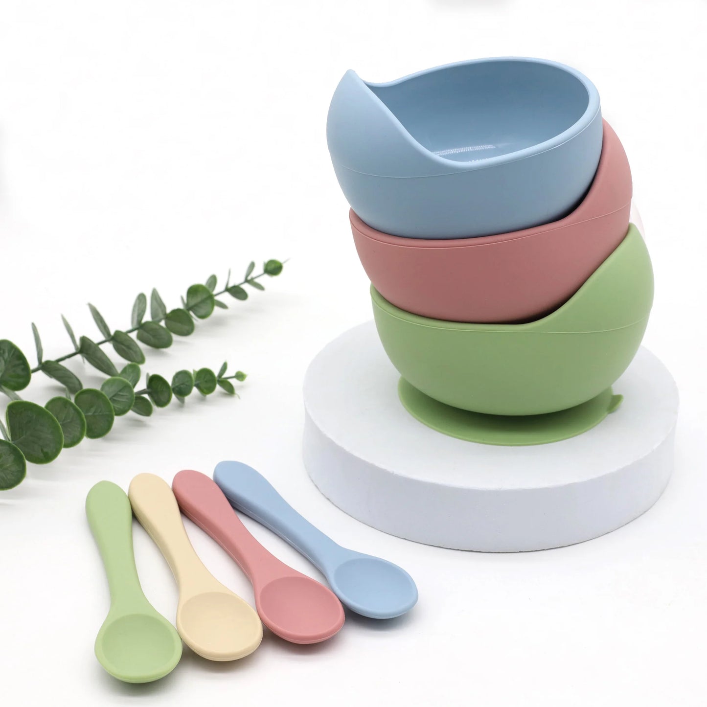 Baby Silicone Bowl & Spoon Set