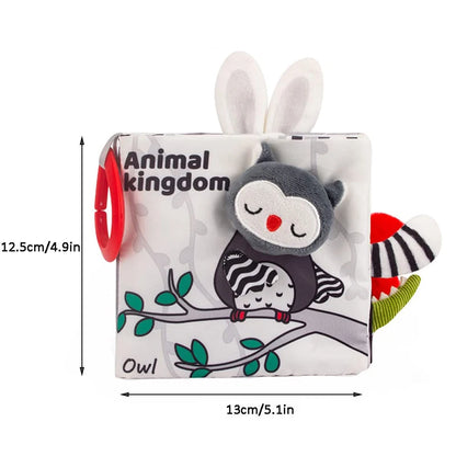 Soft 3D Sensory Cloth Book for Babies & Toddlers