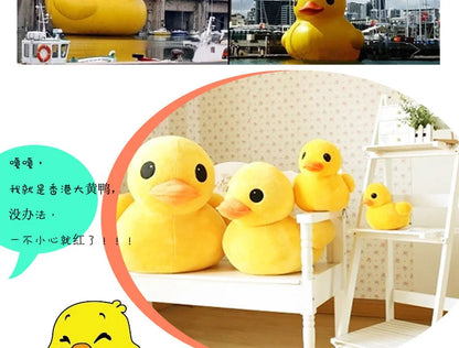 Kawaii Yellow Duck Plush Toy | Soft Stuffed Animal in 3 Sizes