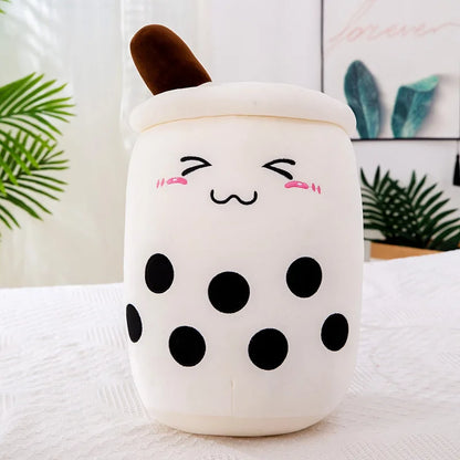 Kawaii Boba Bubble Tea Plush Toy | Soft Stuffed Milk Cup Pillow | 14 Styles | 24cm