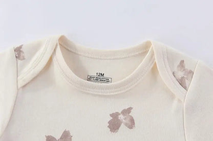 Baby Unisex Cotton Bodysuit 5-Pack | Short Sleeve Cartoon Print 0-12 Months
