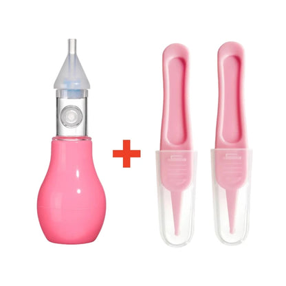 Silicone Baby Nasal Aspirator | Suction Pump Nose Cleaner | Single, 2-Pack & 3-Pack