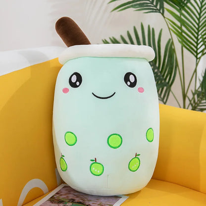 Kawaii Boba Bubble Tea Plush Toy | Soft Stuffed Milk Cup Pillow | 14 Styles | 24cm