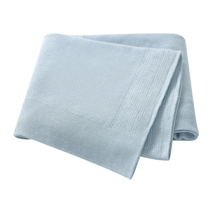 Baby Cotton Knit Sleepsack | Soft Plaid Swaddle Wrap