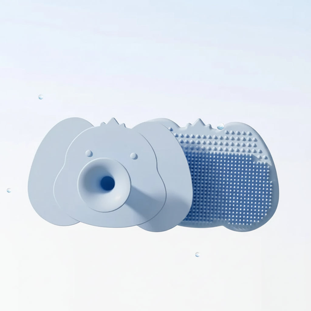 Baby Silicone Shampoo & Massage Bath Brush | Soft Hair Comb & Scalp Care Tool