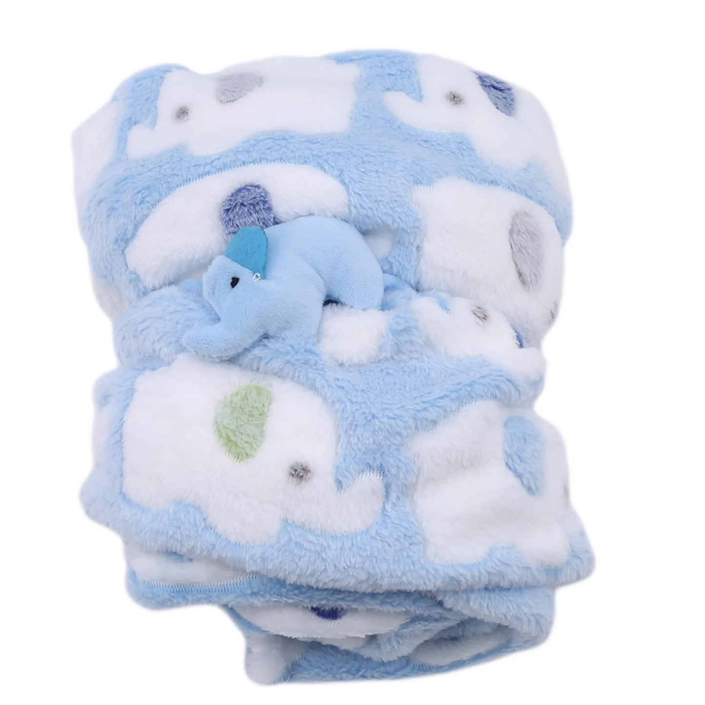 Baby Thermal Fleece Swaddle Blanket | Soft Newborn Bedding Wrap for All Seasons
