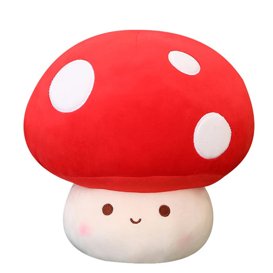 Kawaii Mushroom Plush Toy | Soft Stuffed Plant Cushion | Home Décor & Gift