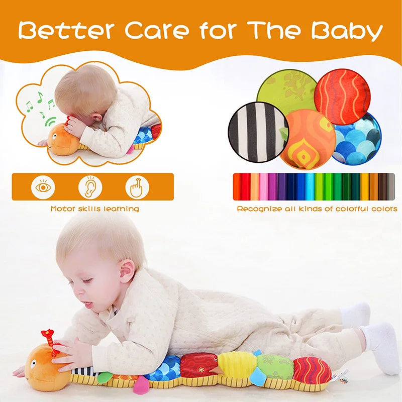 Baby Musical Caterpillar Rattle Plush Toy
