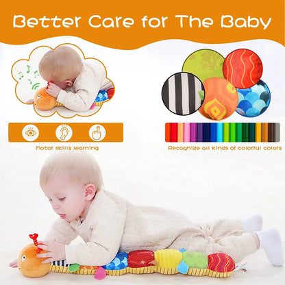 Baby Musical Caterpillar Rattle Plush Toy